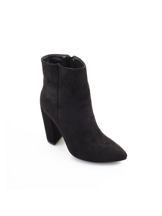 Fshoes Damen Knöchelstiefel Schwarz