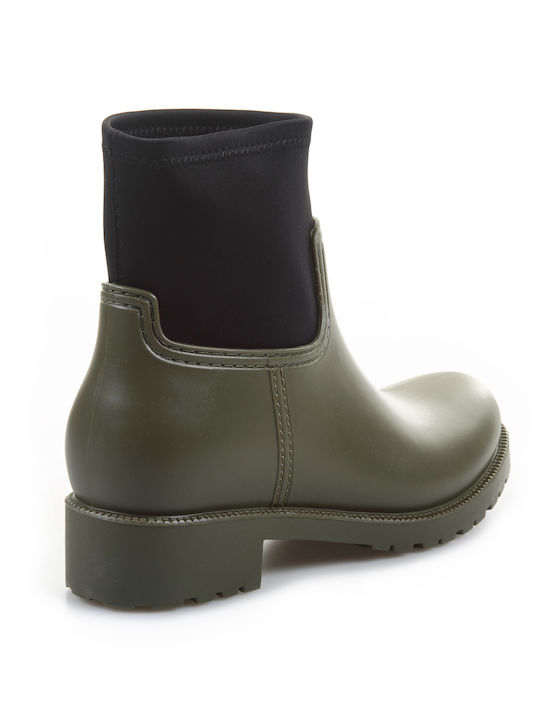 Ghete Dama Culoare Full Face Kaki