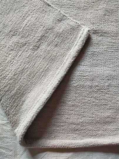 Koulis Carpets Σετ Καλοκαιρινά Χαλιά Κρεβατοκάμαρας Βαμβακερά Εκρού 3τμχ
