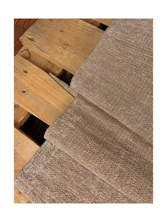 Koulis Carpets Summer Cotton Bedroom Rugs Set Brown 0018-00032-070 3pcs
