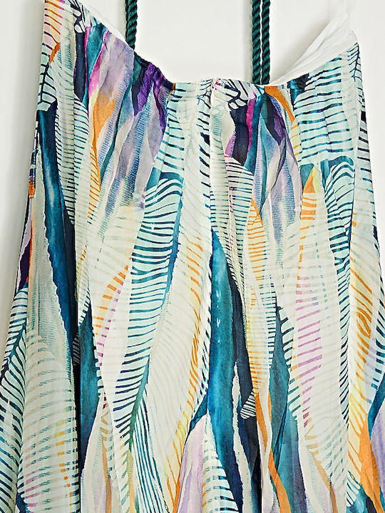Women's Strapless One-piece Suit Multicolored