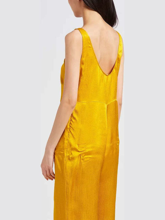 Women's Sleeveless One-piece Suit Orange