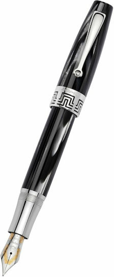 Montegrappa Πένα Γραφής Μαύρη με Μαύρο Μελάνι