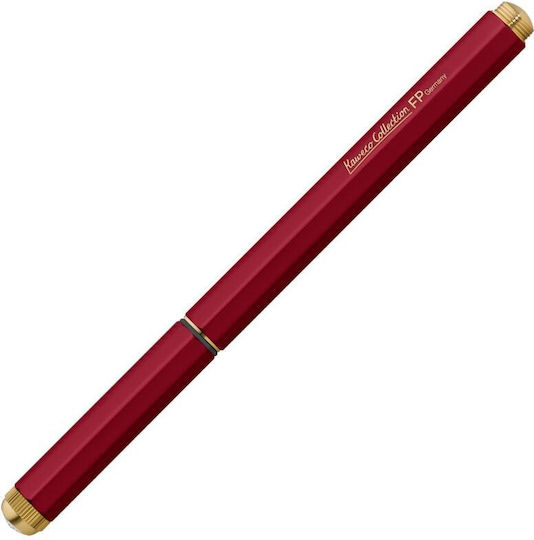 Kaweco Collection Special Füllfederhalter Medium Rote Feder aus Aluminium mit Blauer Tintenfarbe