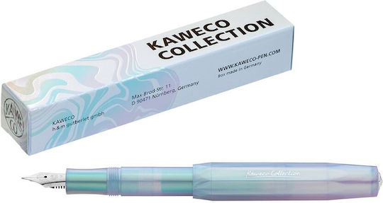 Kaweco Collection Πένα Γραφής Medium από Ατσάλι με Μπλε Μελάνι