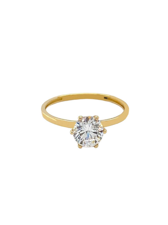 Xryseio Single Stone from Gold 14K