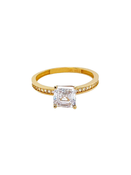 Xryseio Single Stone from Gold 14K