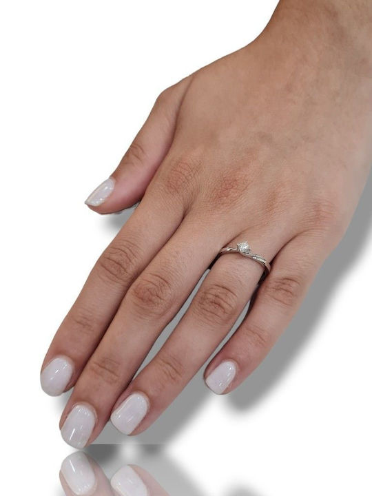 Mentzos Single Stone with Diamond