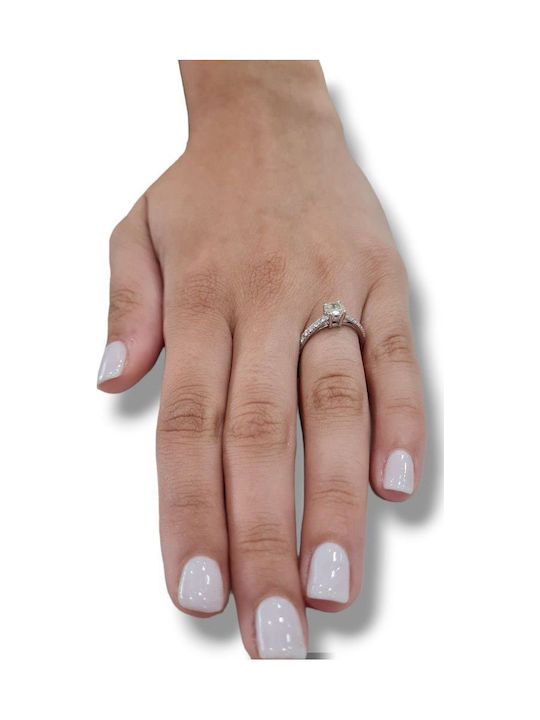 Mentzos Single Stone with Diamond