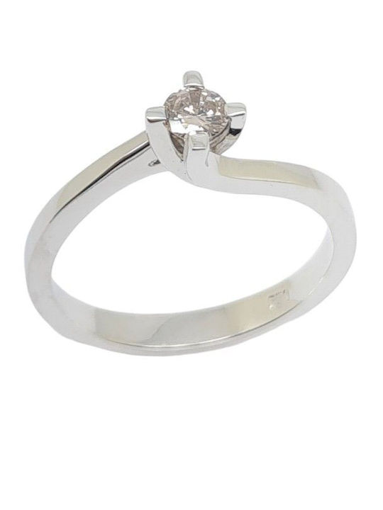 Mentzos Single Stone with Diamond