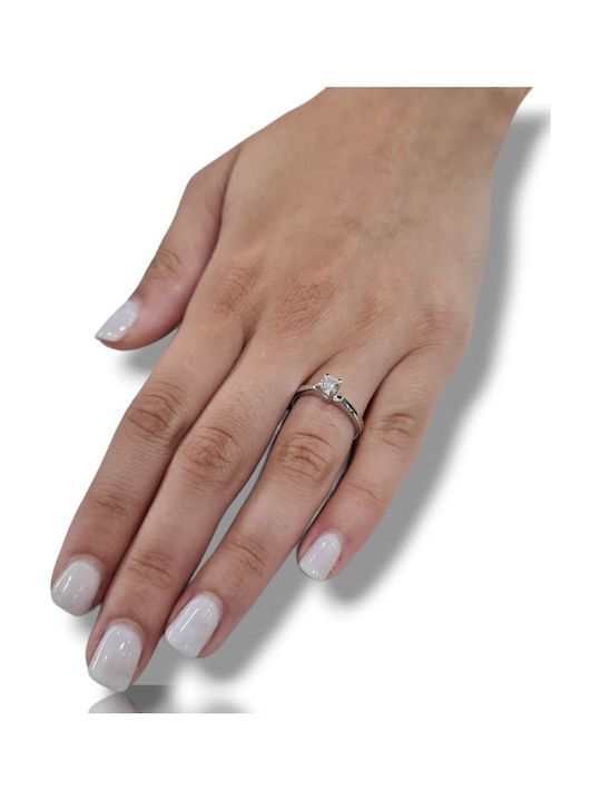 Mentzos Single Stone with Diamond