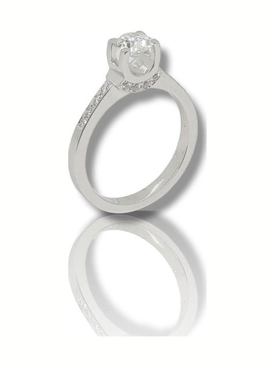 Mentzos Single Stone with Diamond