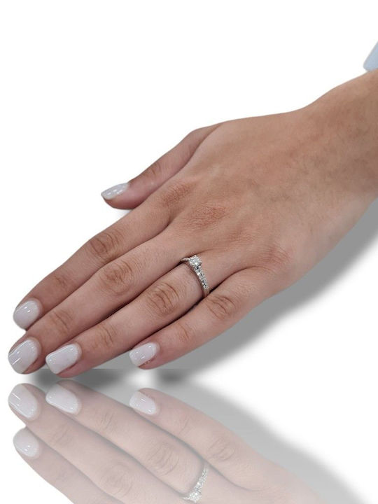 Mentzos Single Stone with Diamond