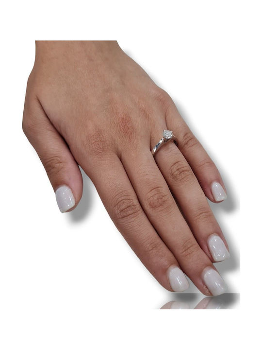 Mentzos Single Stone with Diamond