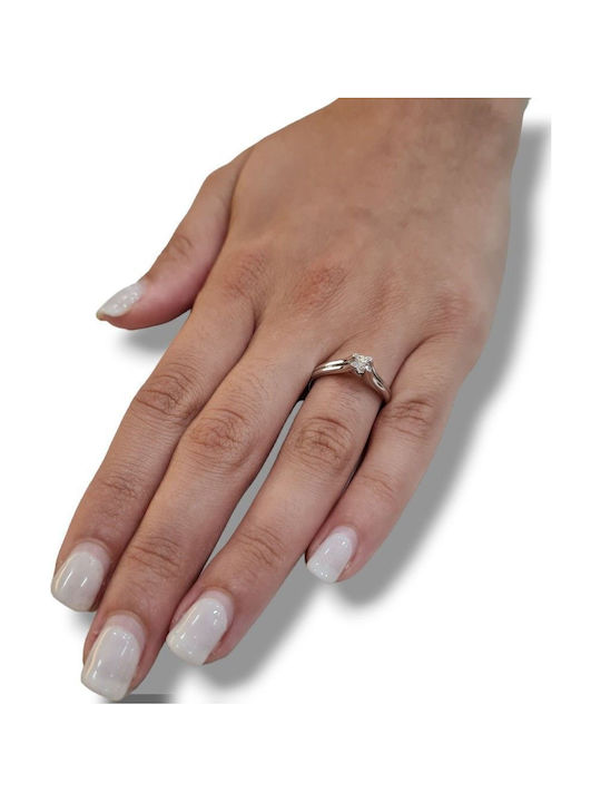 Mentzos Single Stone with Diamond