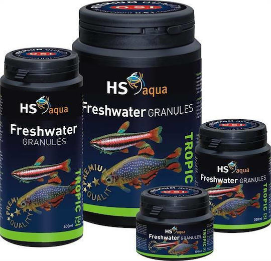 HS Aqua Τροφή για Τροπικά Ψάρια σε Κόκκους με Σπιρουλίνα 1000ml