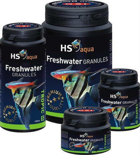 HS Aqua Tropical Fish Food Granules with Spirulina 100ml