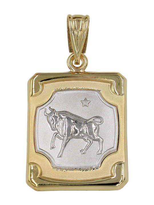 Roloi Kaliamanis Anhänger Kinder Amulett mit Kette aus Gold 14K ZF1001
