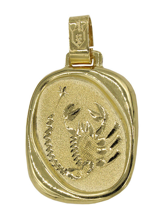 Roloi Kaliamanis Anhänger Kinder Amulett mit Kette aus Gold 14K ZPL1001