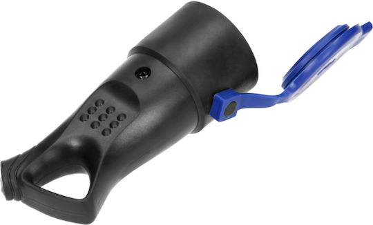 Orno Wasserdicht Stecker Weiblich Schuko mit Ring und Deckel Schwarz