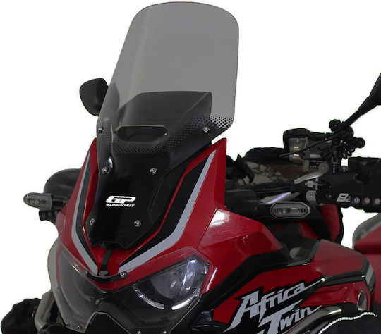 GP Kompozit Motorcycle Windshield & Windscreen Tinted Visor for Honda CRF1100L Africa Twin 09040-40120