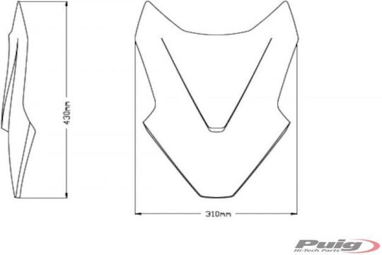 Puig Φιμέ Ζελατίνα Μοτοσυκλέτας V-Tech Sport για Honda Forza 750 20578H