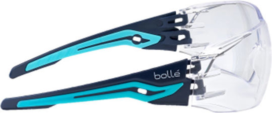 Bolle Safety Glasses for Protection with Transparent Lenses 1pcs