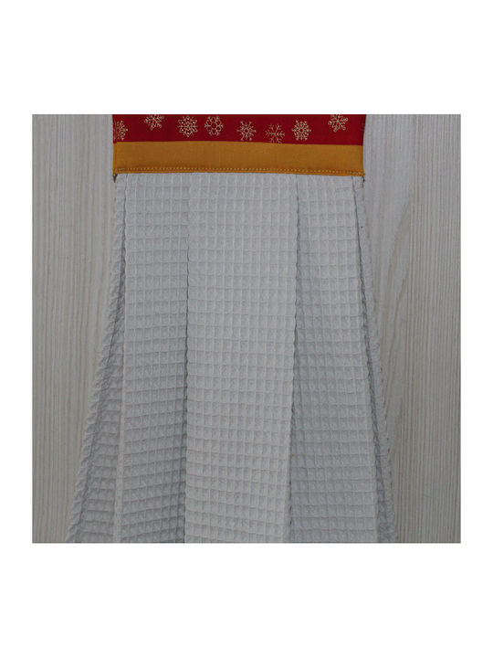 JFashion Christmas Towel Fabric White