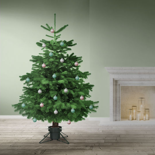 Weihnachtsbaumständer Kunststoff Grün Ψάθινη Πλάτους 14εκ.
