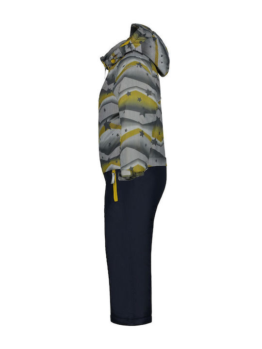 Icepeak 52152670-220 Kids Trousers and Jacket Set for Ski & Snowboard Gray