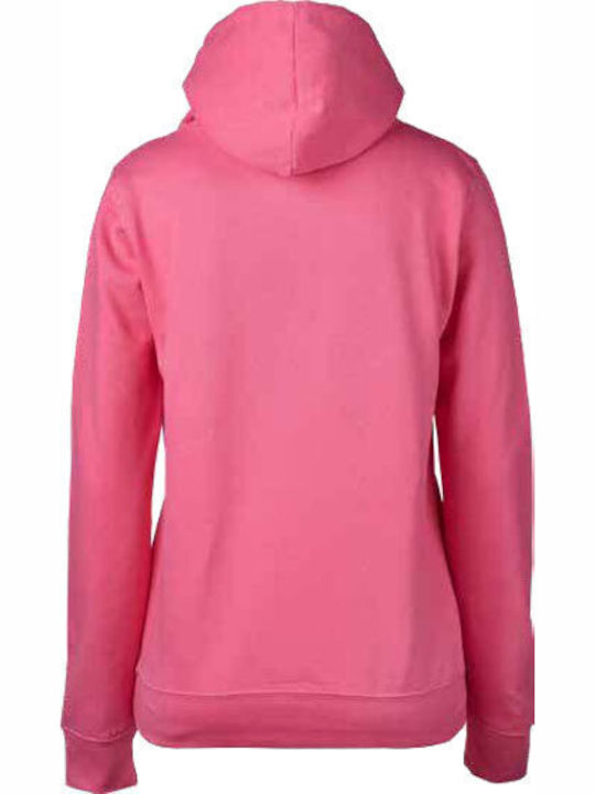 Raw Women's Hooded Sweatshirt Pink