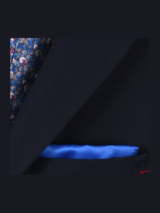 Unounouno Bow Tie Set with Pochette Blue
