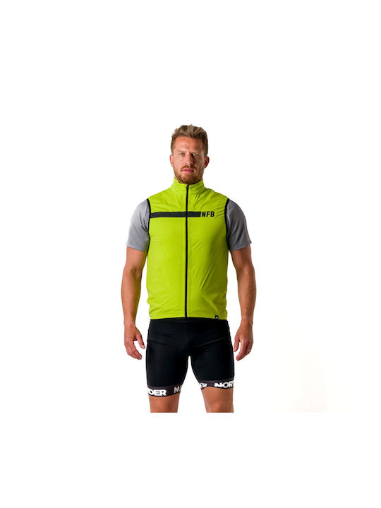 Northfinder Männer Wasserdicht Fahrrad-Windjacke Ärmellos Grün