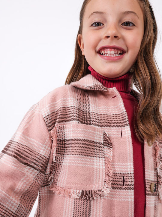 Kinder Geprüft Hemd Langarm Rosa