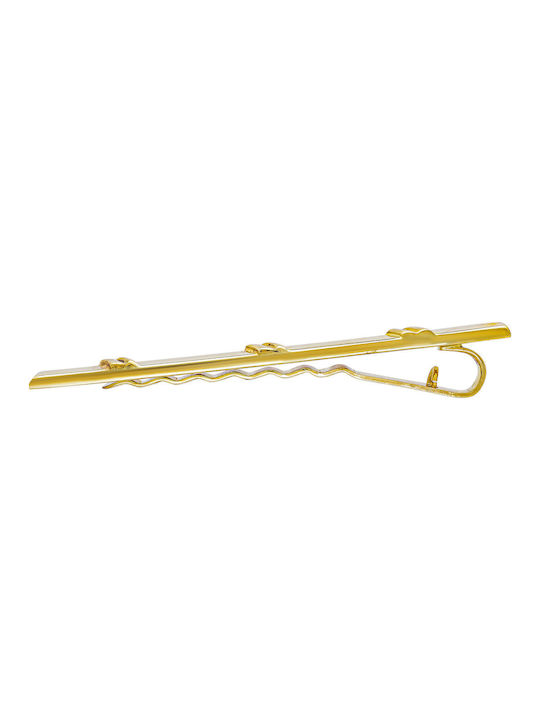 Kiriakos Gofas Gold Tie Clip Gold 14K 6.015x0.385cm