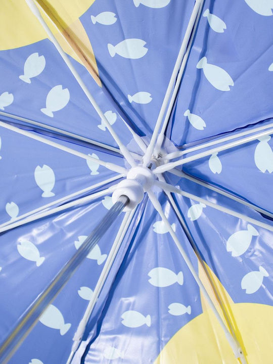Cerda Umbrelă Pentru Copii Baston Baby Shark Albastră Cu Diametru 71cm