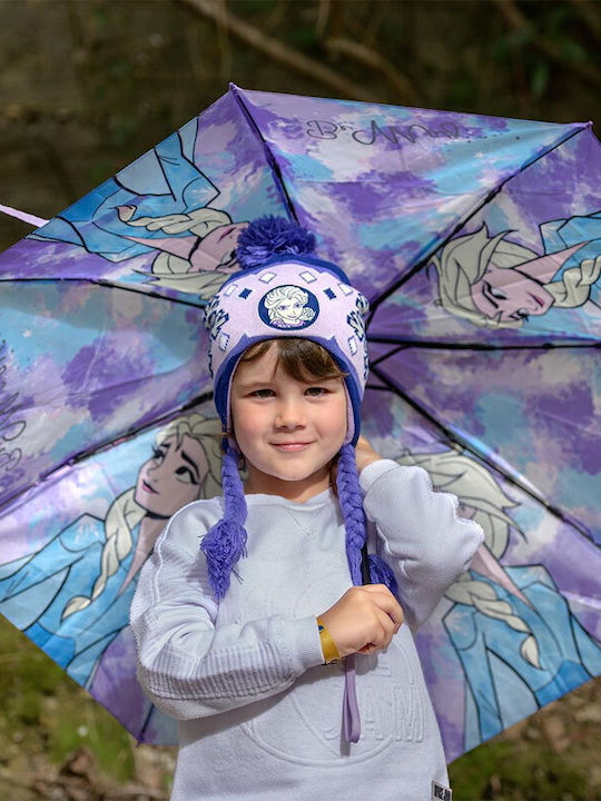 Cerda Kinderregenschirm Kompakt Frozen Lila mit Durchmesser 92cm