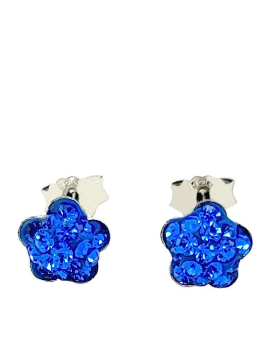 Xryseio Cercei Studs Cu Pietre Din Argint Menta