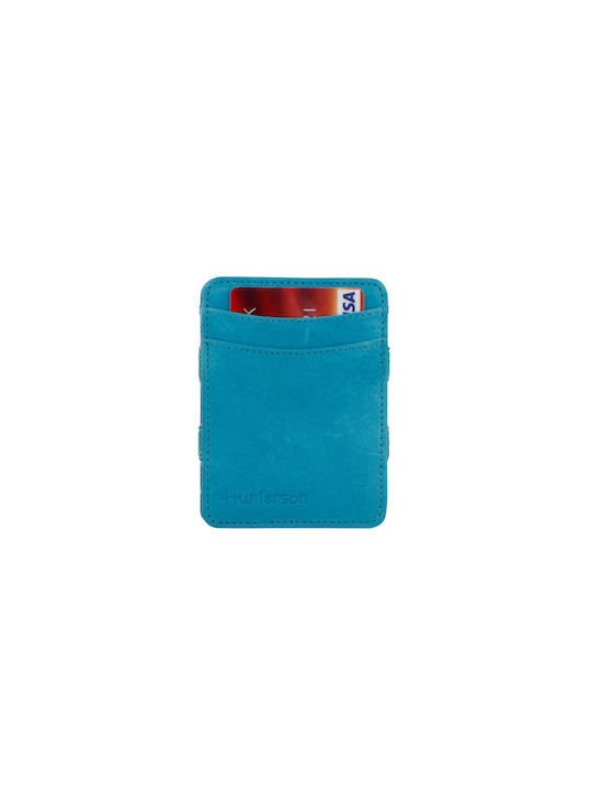 Hunterson Magic Men's Leather Wallet with RFID Turquoise