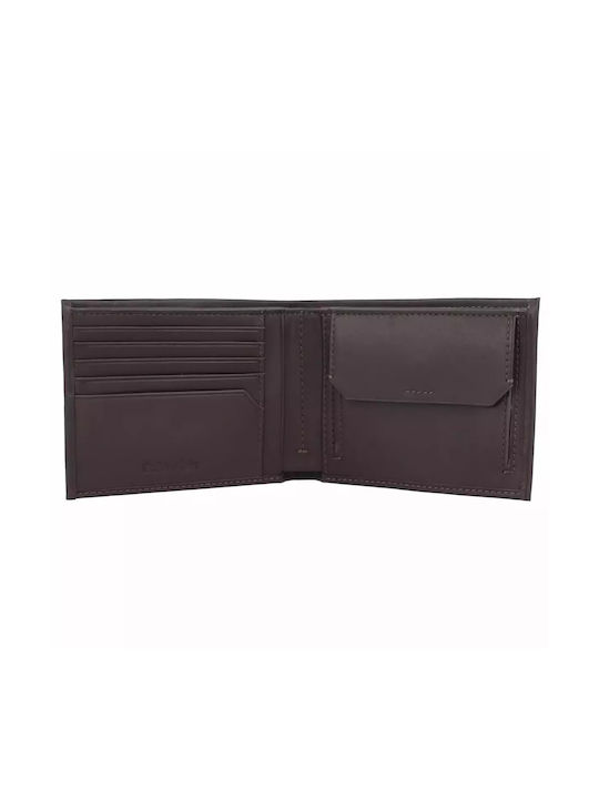 Calvin Klein Large Leather Women's Wallet Brown