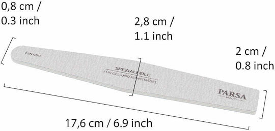 Parsa Nagelfeilen Rhombus Papier 016002806