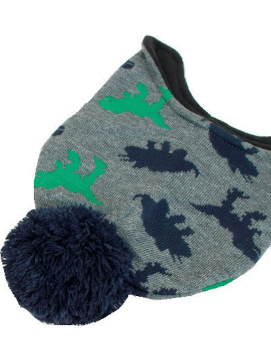 Kids Beanie Knitted Gray