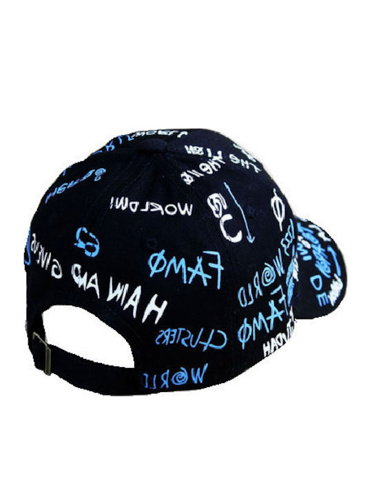 Tatu Moyo Kinderhut Jockey Stoff Blau