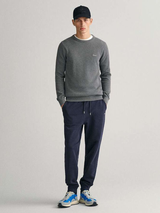 Gant Men's Sweatpants with Rubber Navy Blue