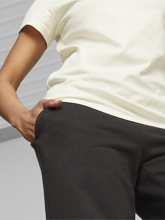 Logo Jogginghose Vlies Schwarz