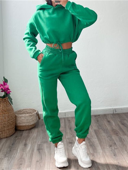 Chica Damen-Sweatpants-Set Grün