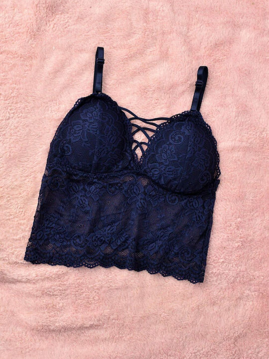 Potre Bralette Bralette Underwear Navy Blue