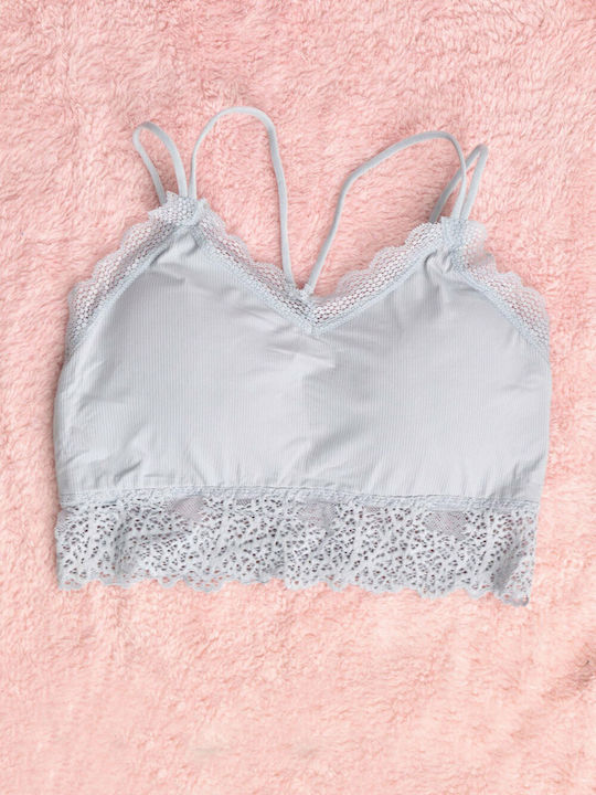 Potre Women's Bralette Bra Gray