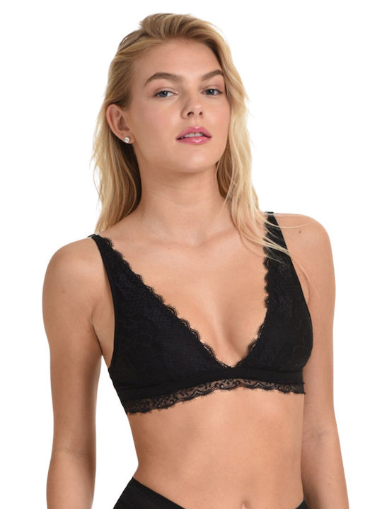 Miss Rosy Women's Bralette Bra Black