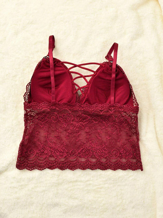 Potre Bralette Bralette Σουτιέν Μπορντό